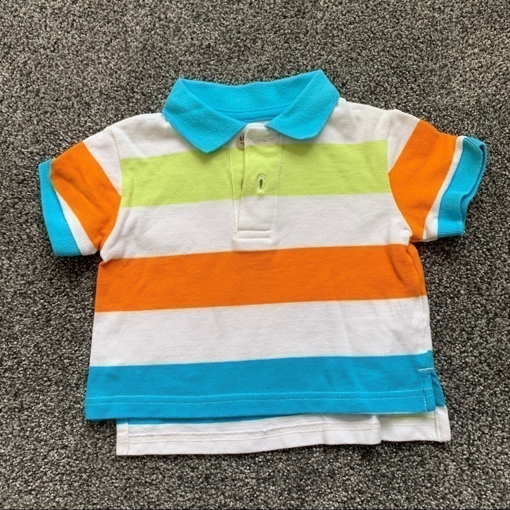 Falls Creek Kids Striped Polo Top - 12 M